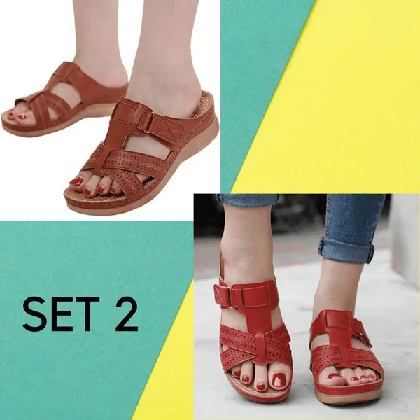 [#1 Trending 2024] PREMIUM Comfy Open Toe Orthopedic Sandals